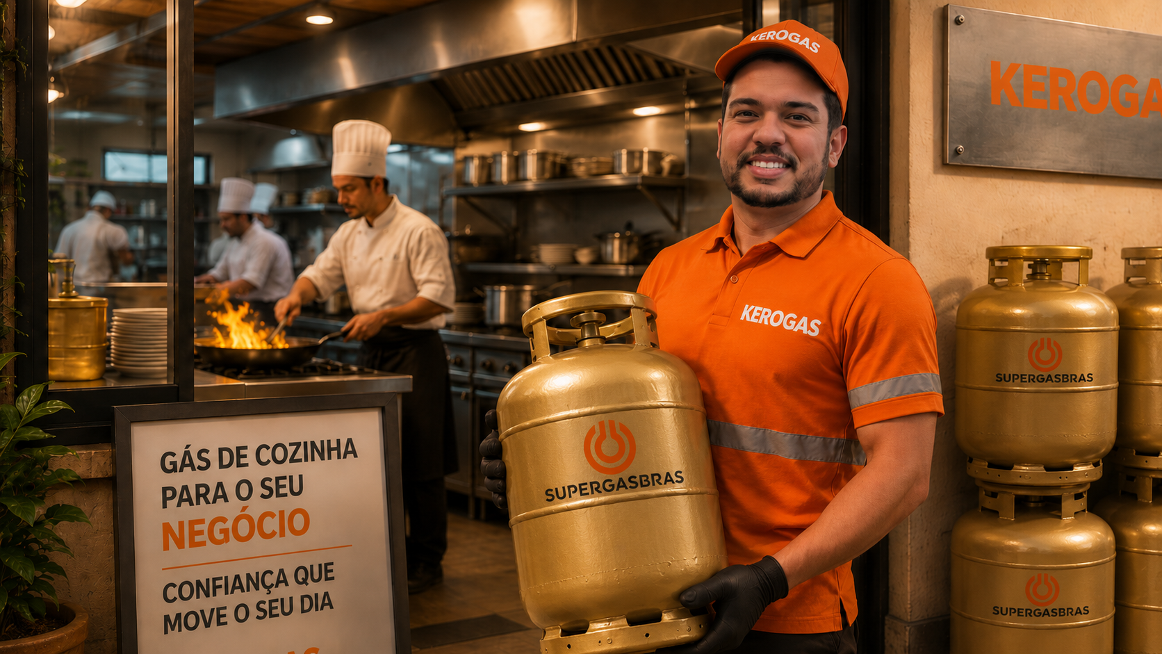 Entrega de gás Kero Gás