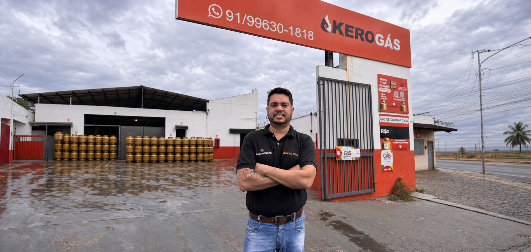Entrega de gás Kero Gás
